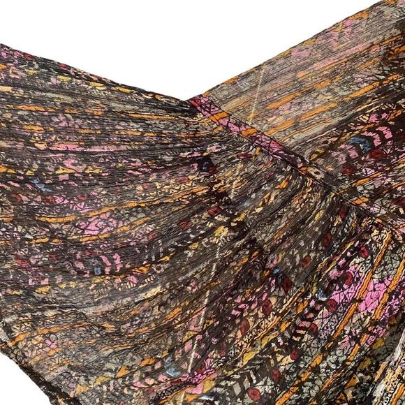 Mes Demoiselles sheer chiffon boho blouse 42 XL - Picture 7 of 7